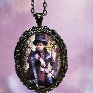 Once Upon a Time, Sebastian Stan, Mad Hatter Necklace, We&#39;re ALL Mad Here,  Sebastian Stan Necklace