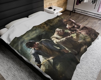 Reading Blanket, Infernal Devices Blanket, Book Lover Reader Blanket Book Blanket Clockwork Angel, Will Herondale, Tessa Gray, Jem Carstairs