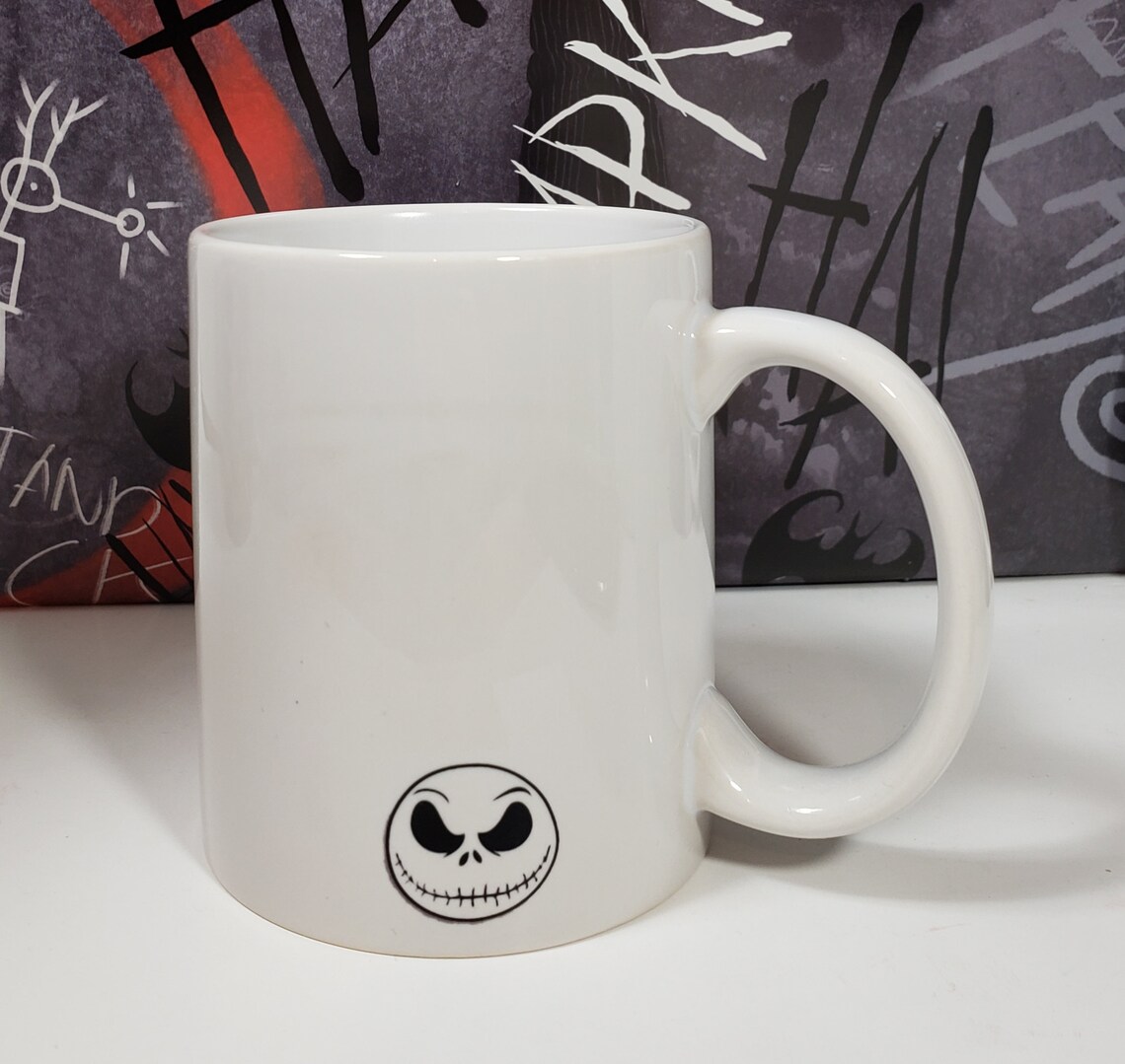 Nightmare Before Coffee Mug Nightmare Before Christmas Coffee Etsy