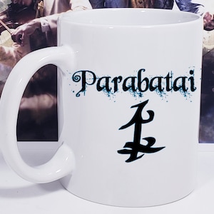 Parabatai Coffee Mug, Will Herondale, Jem Carstairs, Shadowhunters, Lucie & Cordelia,Emma and Jules,Jace and Alec,Personalized Parabatai Mug