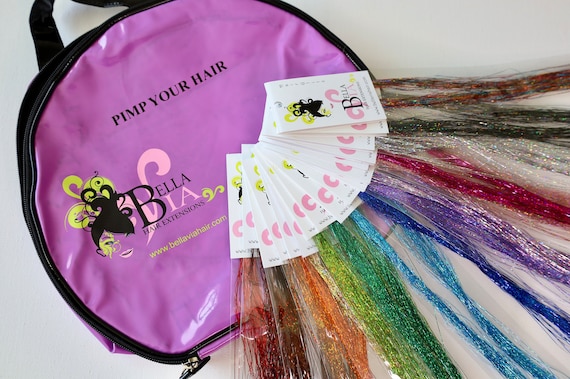 Salon Quality Hair Tinsel Kit, the Kit Includes 17 Packages of 36 Inch Hair  Tinsel, Wholesale 
