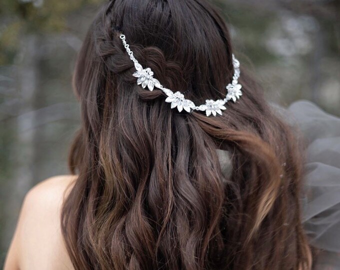 Special Occasion Hair Jewelry, Rhinestone Wedding Hair Accessory
