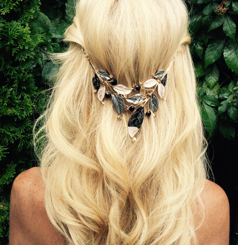 Boho Hair Jewelry Hair Accessory Tribal Hair Chain Vintage Etsy