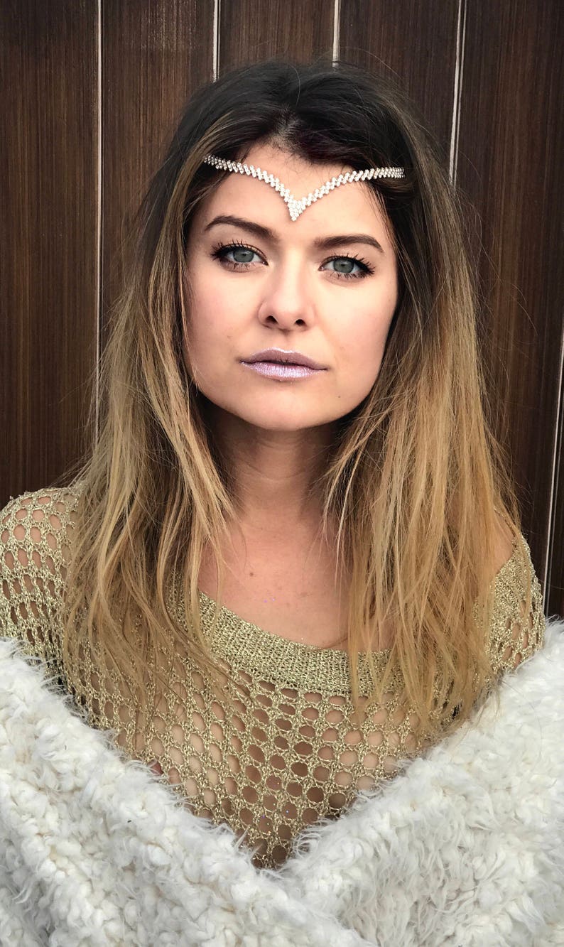 Clipin Hair Jewelry Delicate Hair Chain Accessory Tribal Etsy Australia