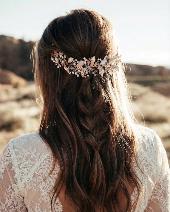 Hair vine for bridal. Never worn How to make a bridal hair vine | Gathered main image 4