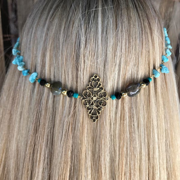 Hair Chain Jewelry Etsy