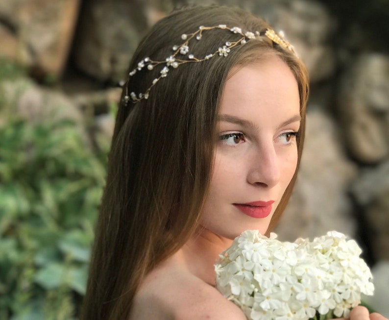 Wedding Hair Vine Gold Hair Vine Hair Vine For Wedding Wedding Hair Accessory Vintage Bridal Hair Jewelry Pearl Hair Crown