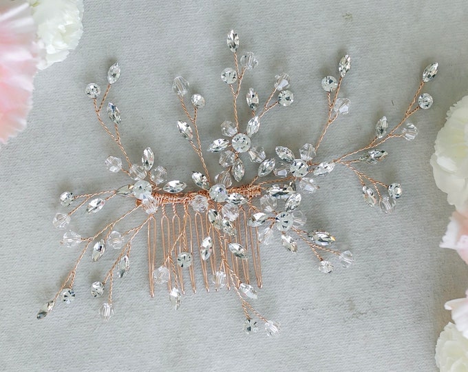 Rhinestone Wedding Hair Comb For Any Special Occasion, Prom Or Bridal Hair Accessory