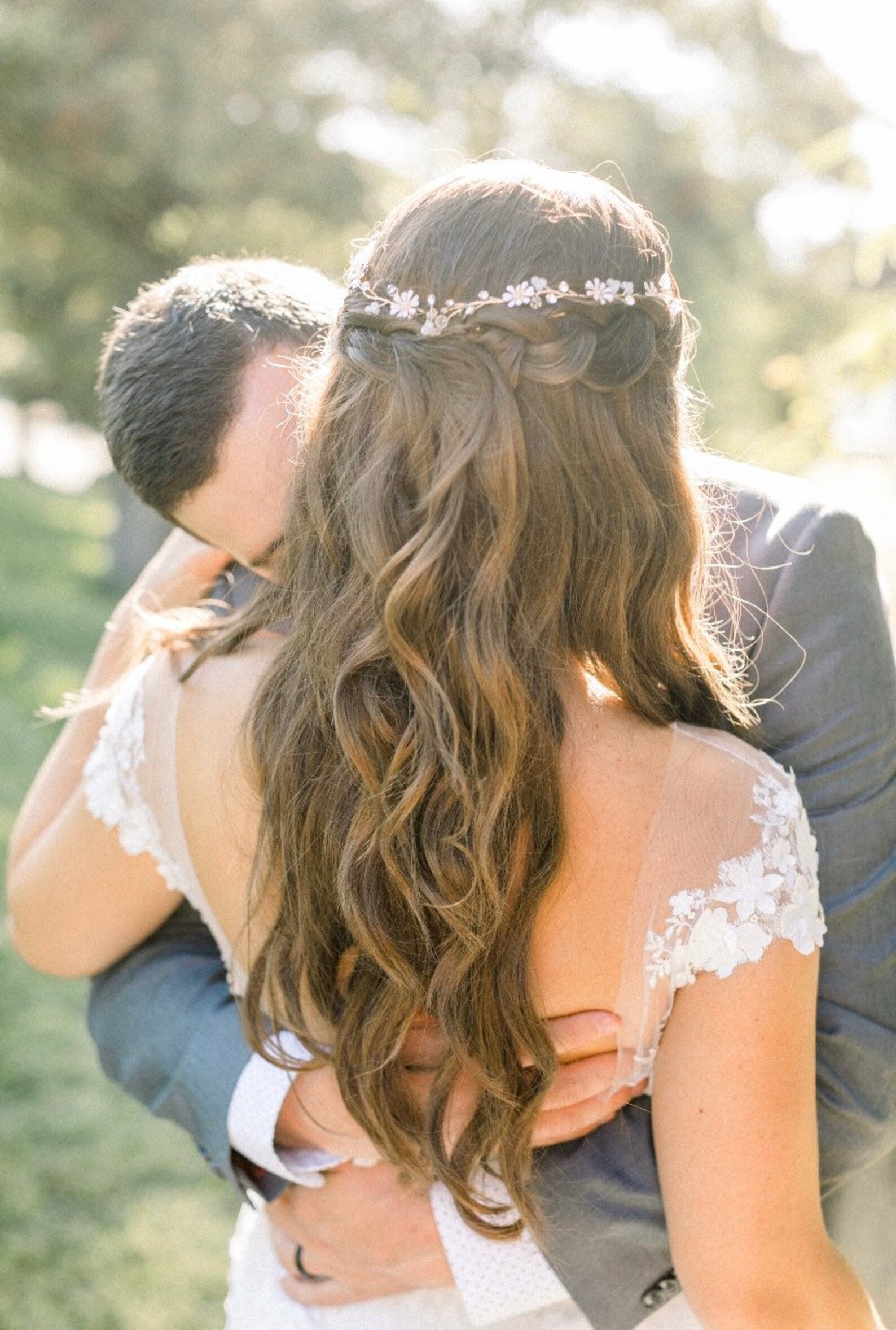 Daisy Hair Vine Perfect for Your Flower Girl Flower Wedding Etsy