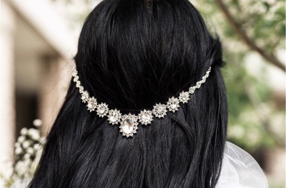 hair chain jewellery wedding