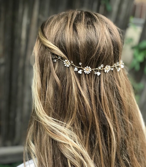 Daisy Hair Vine Hair Accessory for Your Flower Girl Daisy - Etsy Daisy Hair Vine Hair Accessory for Your Flower Girl Daisy - Etsy