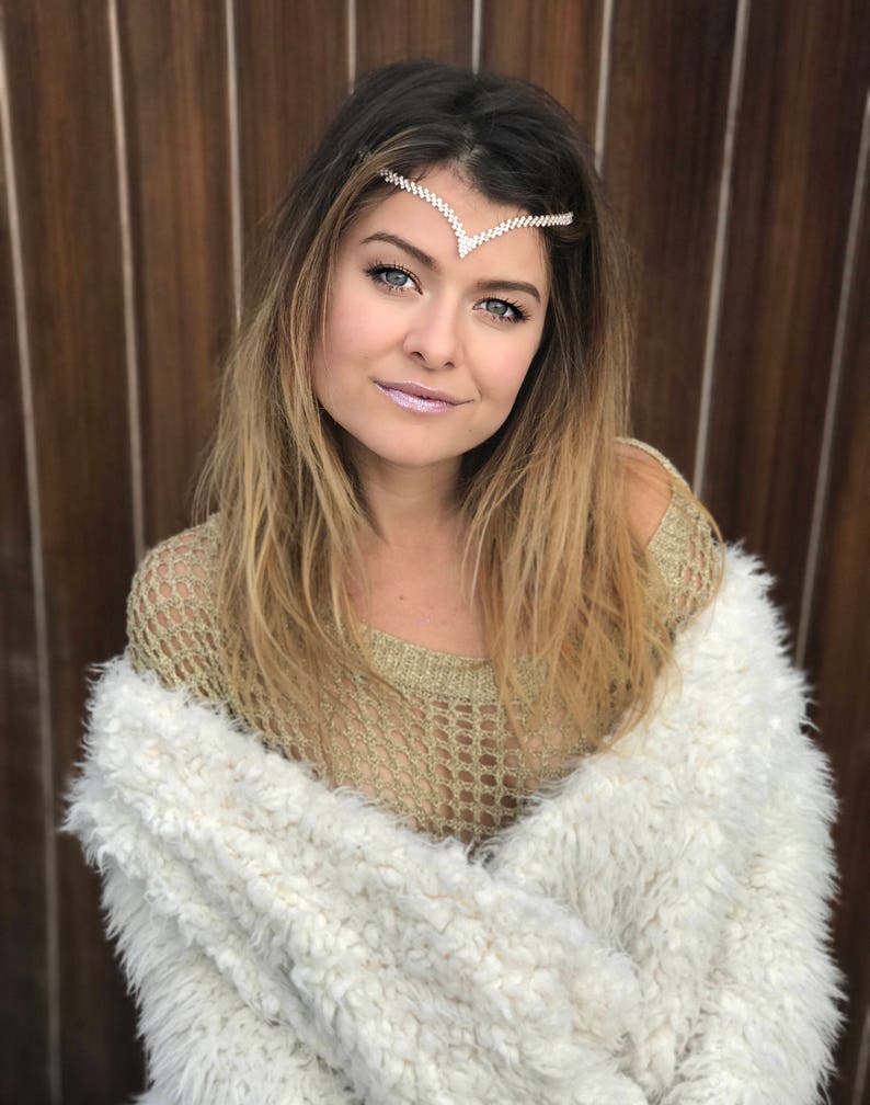 ClipIn Hair Jewelry Delicate Hair Chain Accessory Tribal Etsy