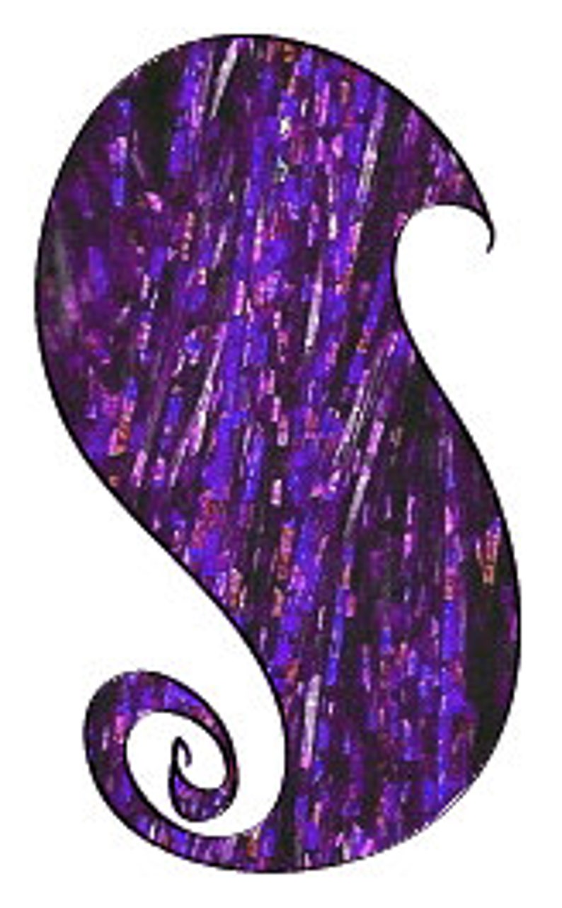 Purple Hair Tinsel Hair Tinsel Extension Purple Hair Etsy