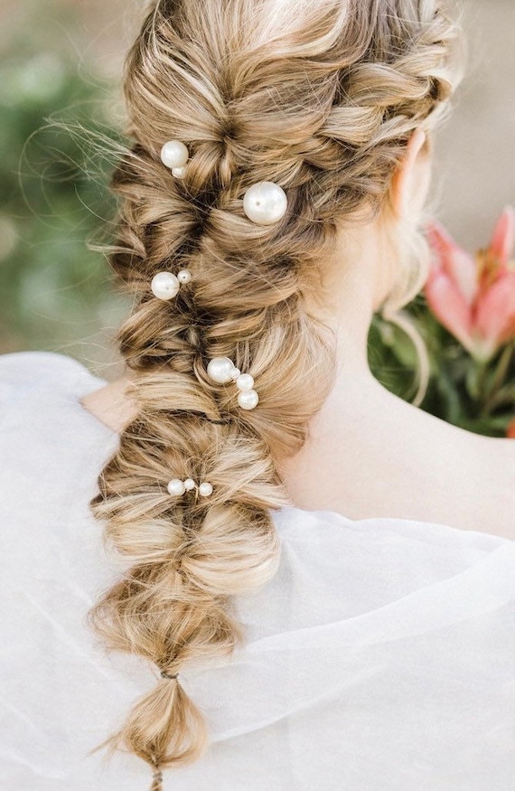 Set of 5 Pearl Hair Combs and Pins for Wedding Prom Updo Amazon.com : Sppry Pearl Hair Combs and Hair Pins for Bridal  main image 4