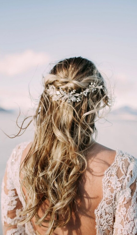 Leaf Hair Accessory for the Boho Bride - Etsy