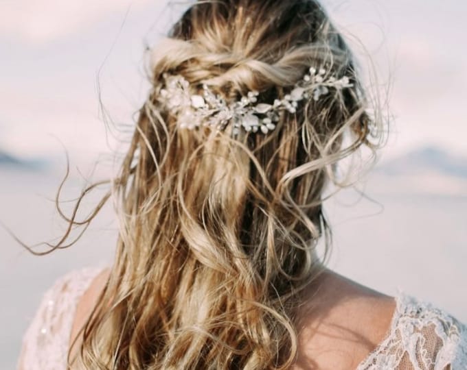 Leaf Hair Accessory For The Boho Bride