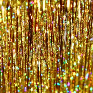 GOLD Hair Glitz Tinsel, Also Know As Glitter Hair, Fairy Hair or Hair Bling