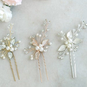 Bridesmaid Hair Pins, Bridesmaid Hair Accessory, Bridal Party Gift, Gift Idea, Wedding Favors, Bridal Gift, image 9