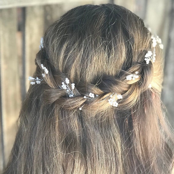 silver hair crown