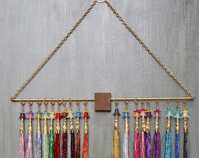 Hair Tinsel Hanging Display For Salons, Hair Tinsel Organizer Exclusively For Bella Via’s Hair Tinsel