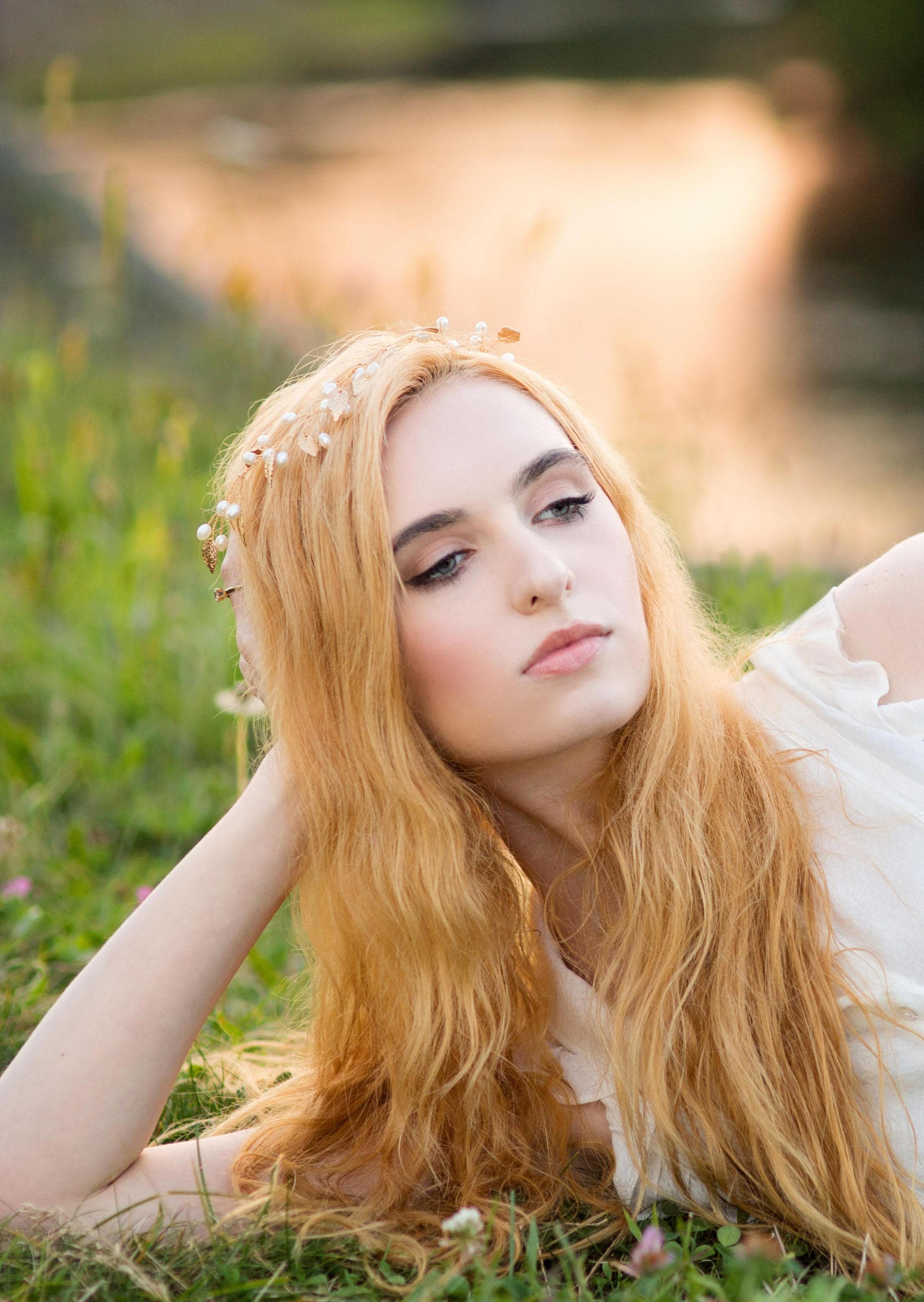 Leaf Hair Accessory, Golden Leaf Hair Vine, Grecian Hair Leaf Hair Accessory, Golden Leaf Hair Vine, Grecian Hair