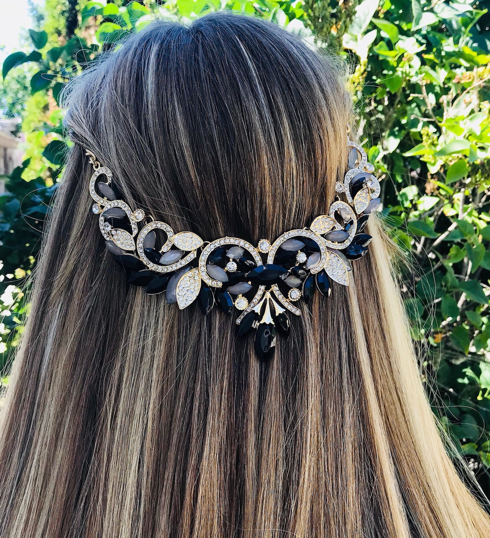 Wedding Hair Jewelry Hair Chain Accessory Bridal Hair Chain Etsy