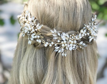 High Quality Bridal Hair Vine With A Lot OF Bling, Wedding Hair Accessory