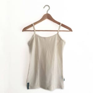 Ivory Womens Merino Wool Camisole | Camisole | White Camisole | Merino Wool Base Layer | Merino Wool Vest | Merino Wool Singlet
