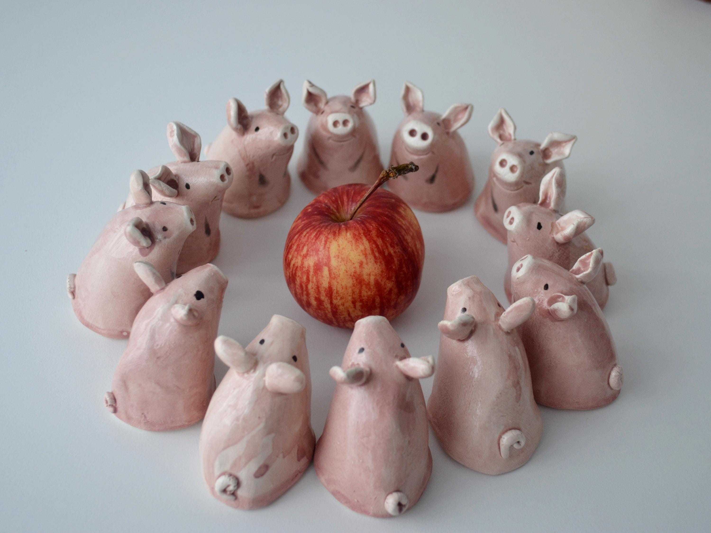ヴィンテージの豚の置物 - Etsy 日本
