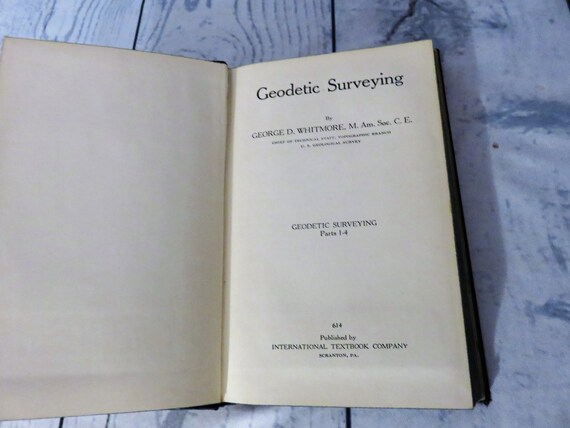 International Textbook Geodetic Surveying Parts 1 4 With Etsy - image 0