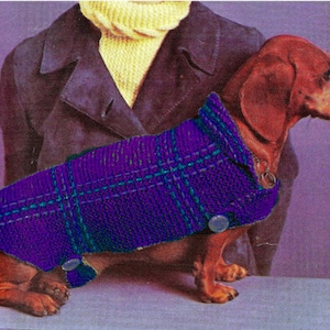 PDF Dog Blanket Coat Knitting Pattern Instructions K13 PDF