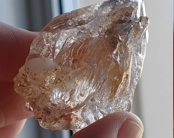 Raw Elestial Quartz Gemstone