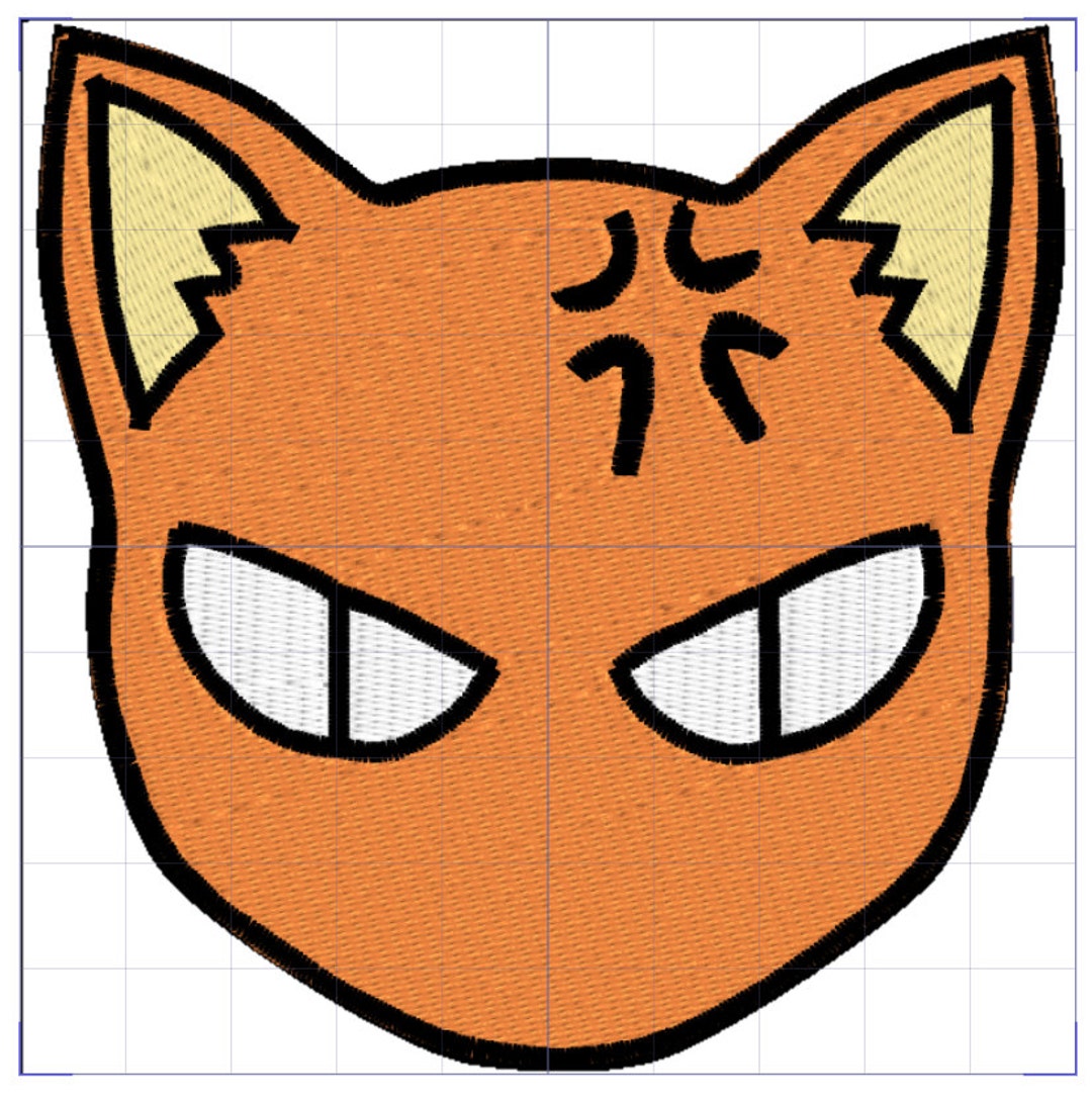 Kyo, Fruits Basket Cat Embroidery Design Etsy