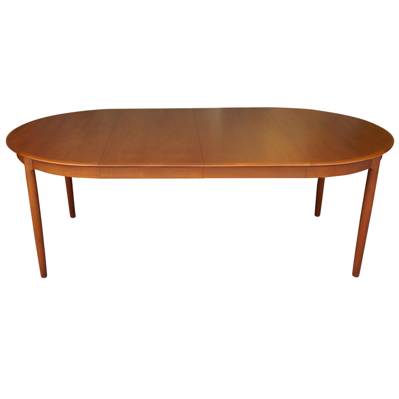Danish Modern Extending Teak Dining Table Etsy