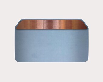 Empire Crushed Navy Blue Velvet Lampshade Choice of Metallic Empire Crushed Navy Blue Velvet Lampshade Choice of Metallic