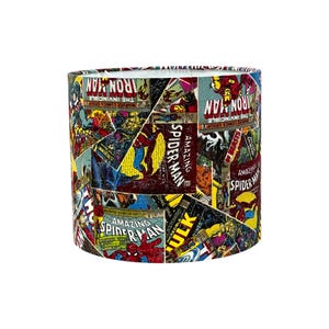 Marvel Comic Book Drum Lampshade