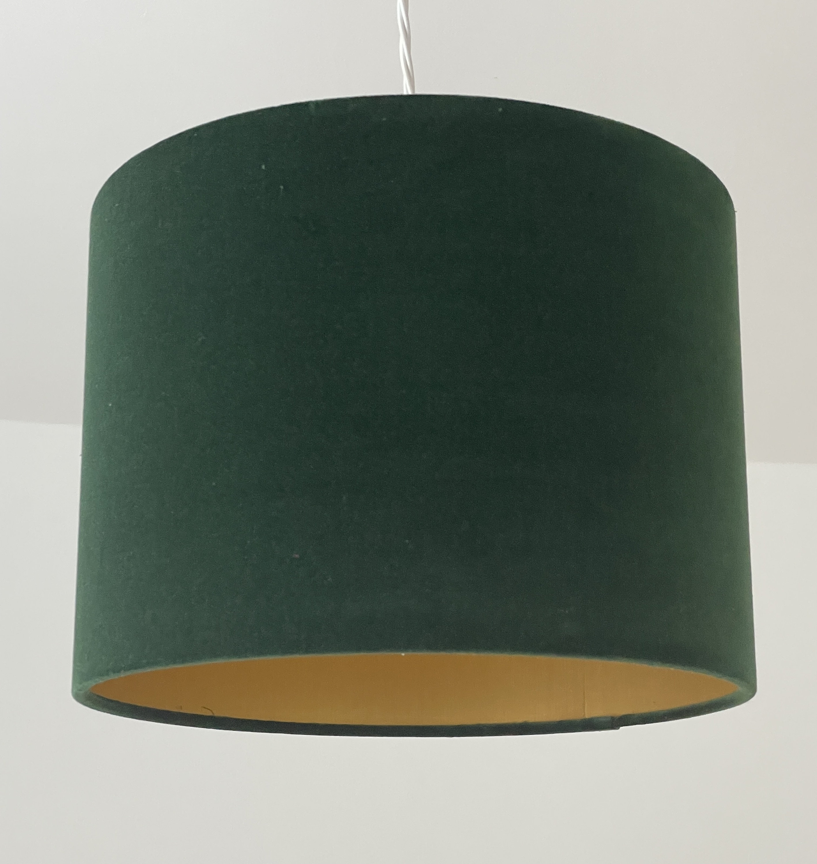 Dark green cheap velvet lampshade