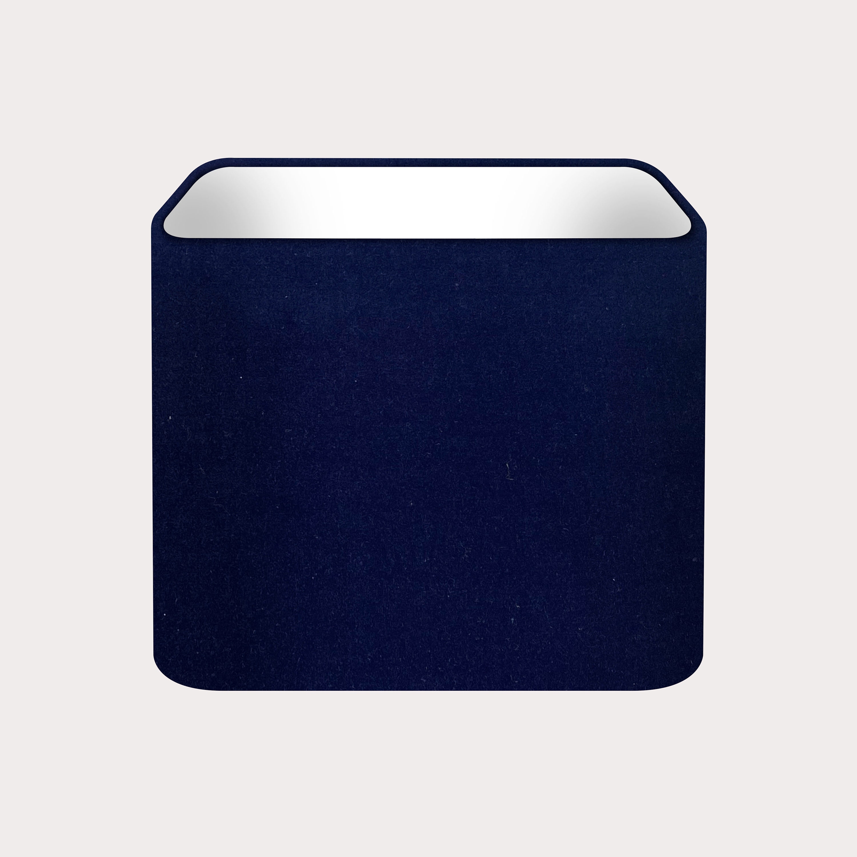 Square navy lamp shade deals