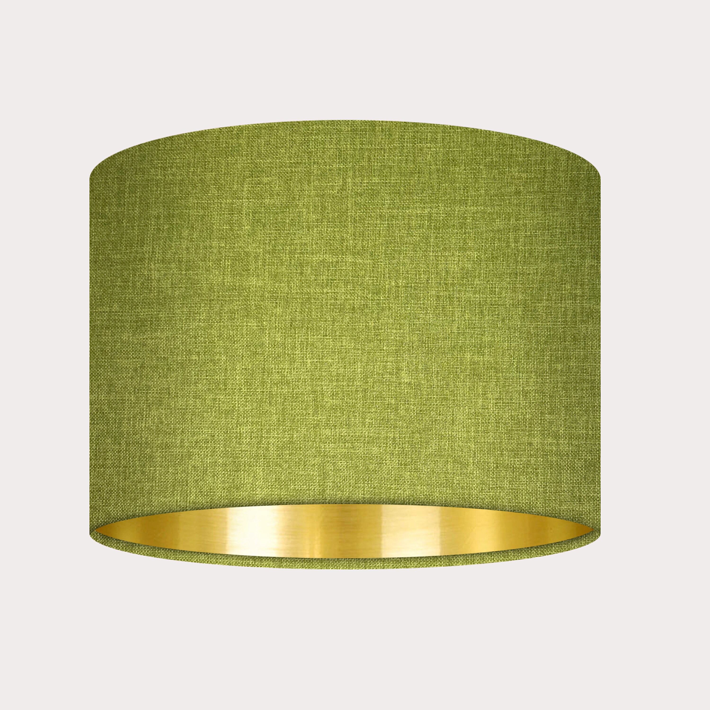 Lime Green Textured Woven Drum Lampshade Ceiling Pendant Light Etsy