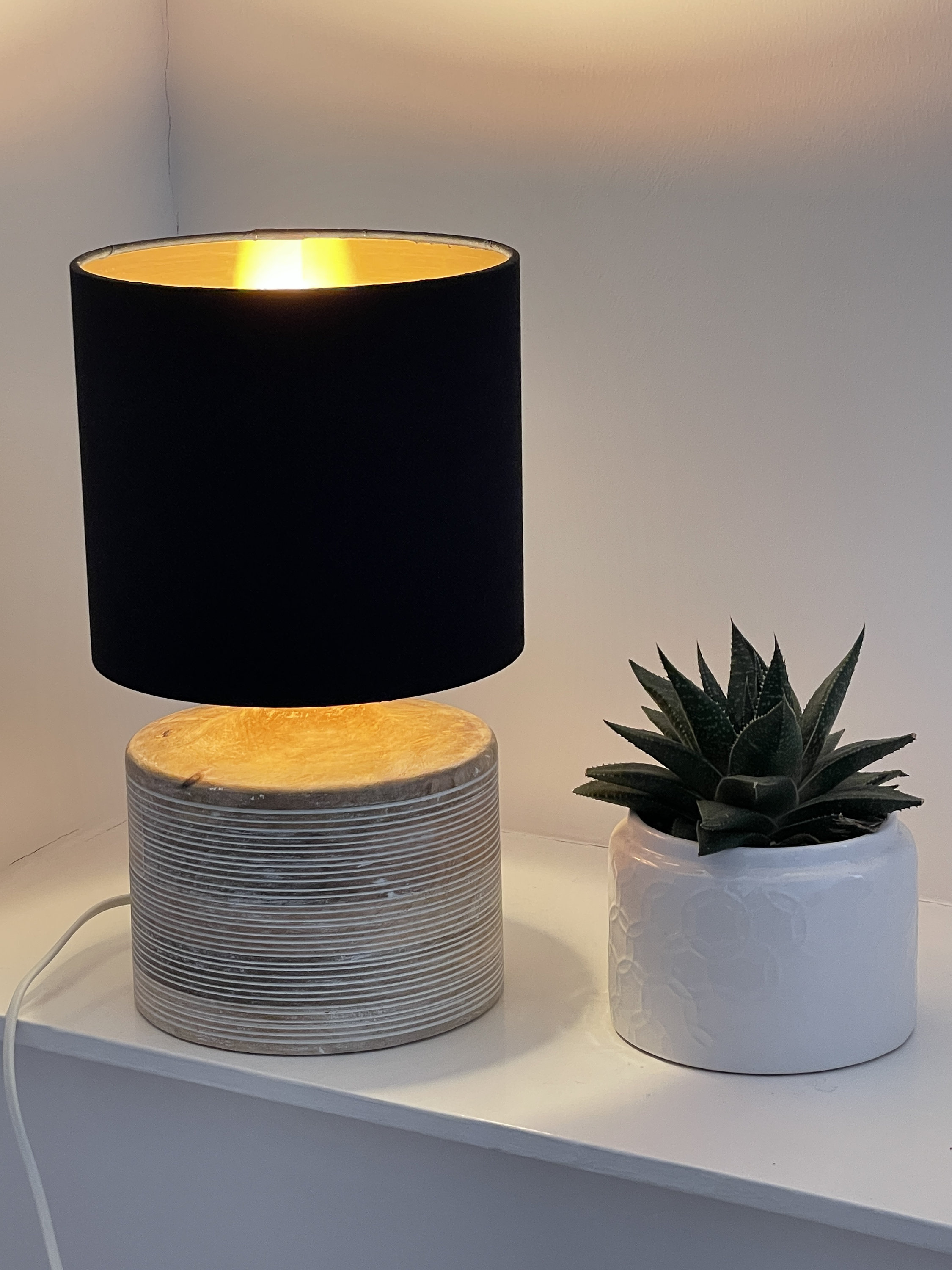 Copper and 2024 black lampshade