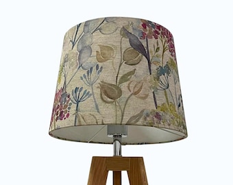 Voyage Hedgerow Floral Linen Tapered Empire Lampshade
