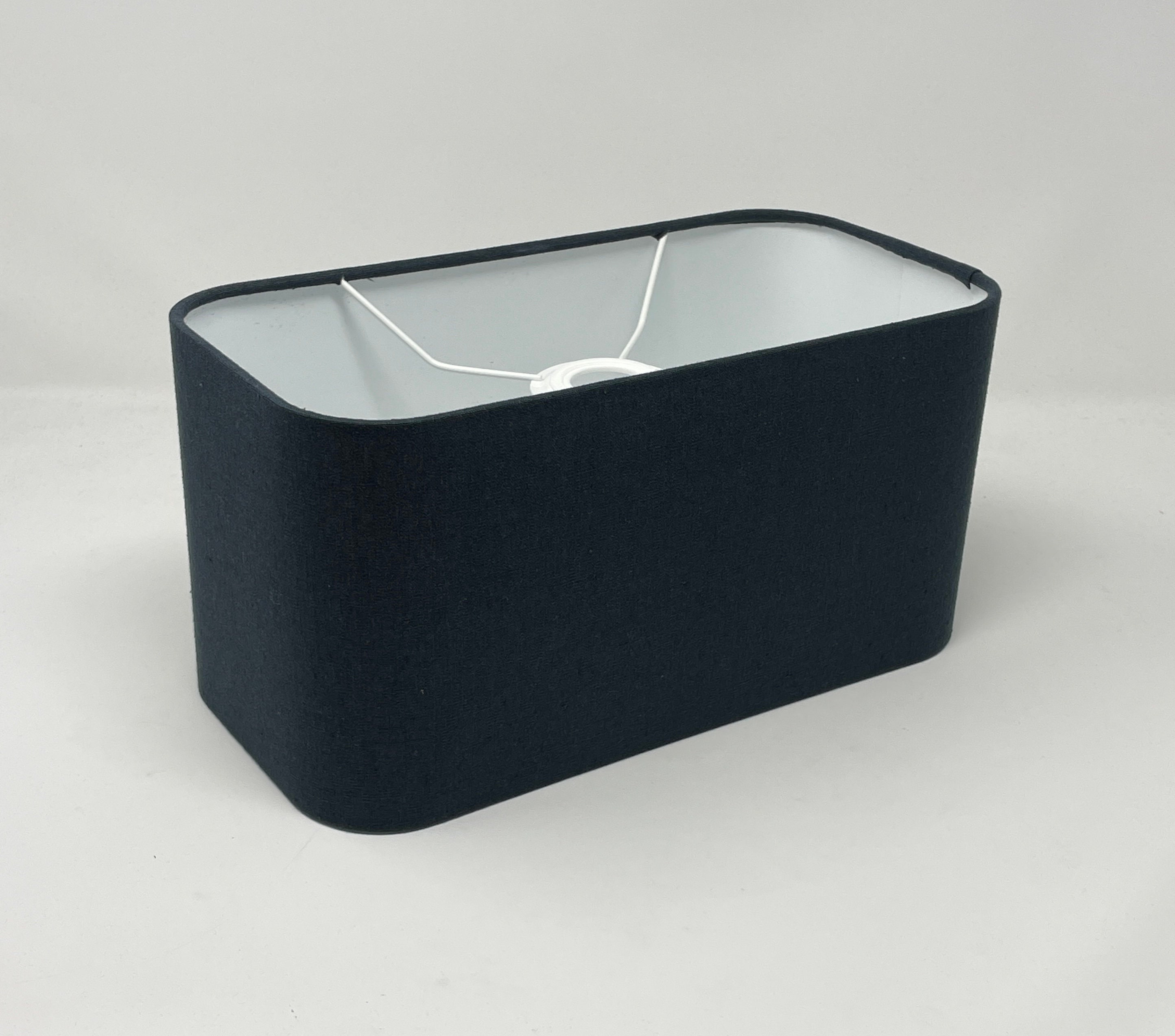 Gray rectangle on sale lamp shade