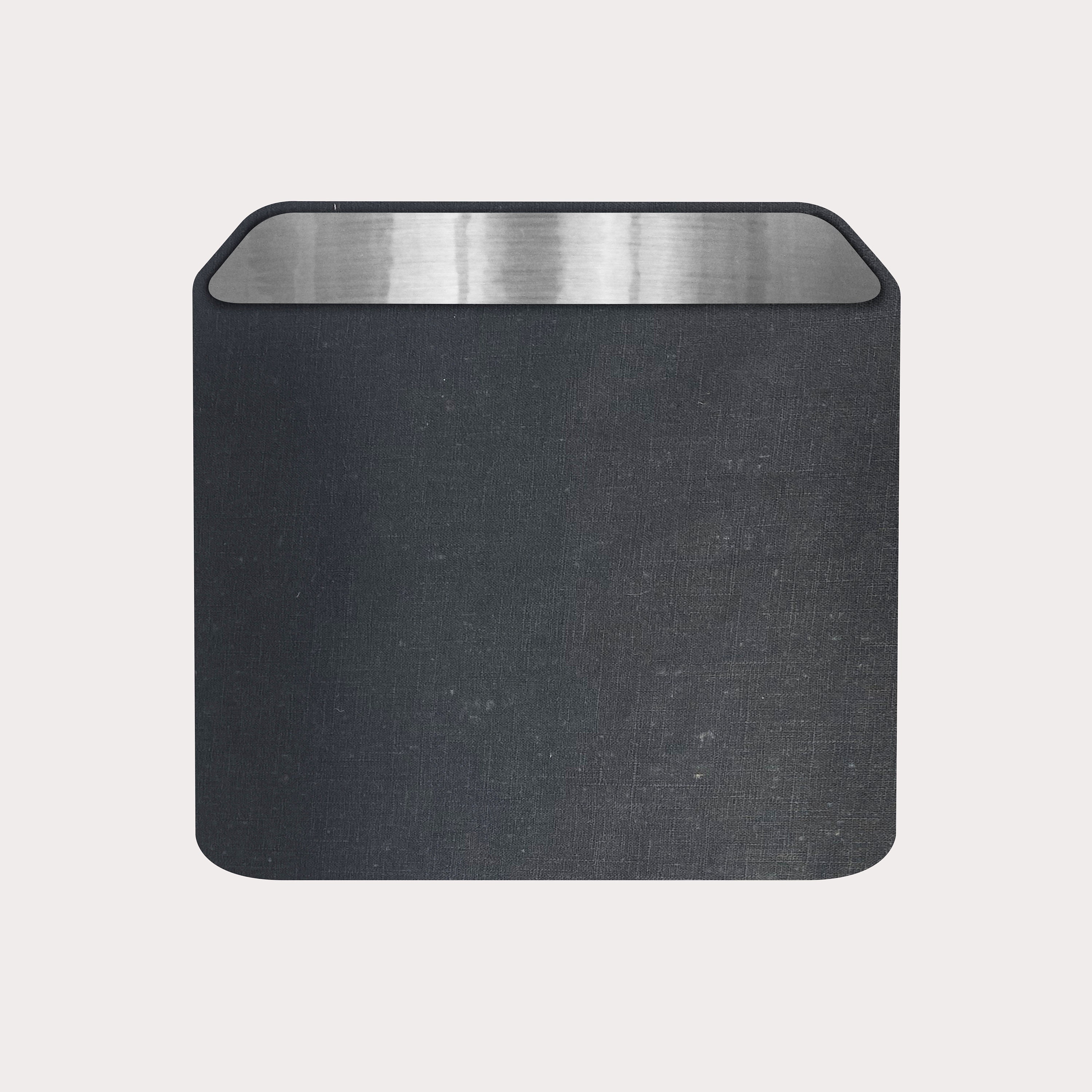 Silver rectangle lamp shade deals