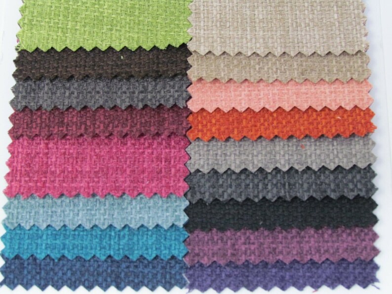 Rounded Rectangle Grey Textured Woven Crosshatch Fabric with a Etsy