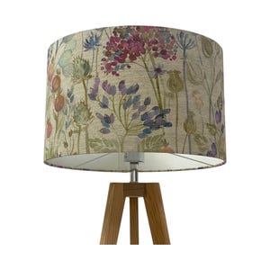 Voyage Hedgerow Country Floral Drum Lampshade