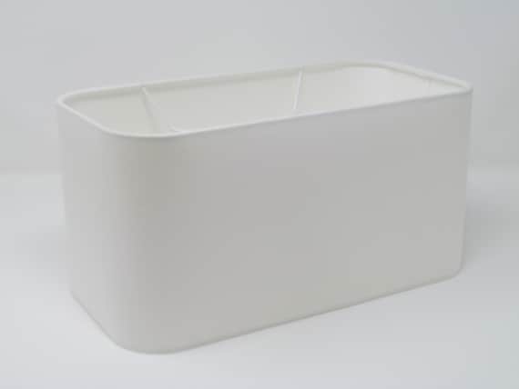 White rectangle lampshade deals