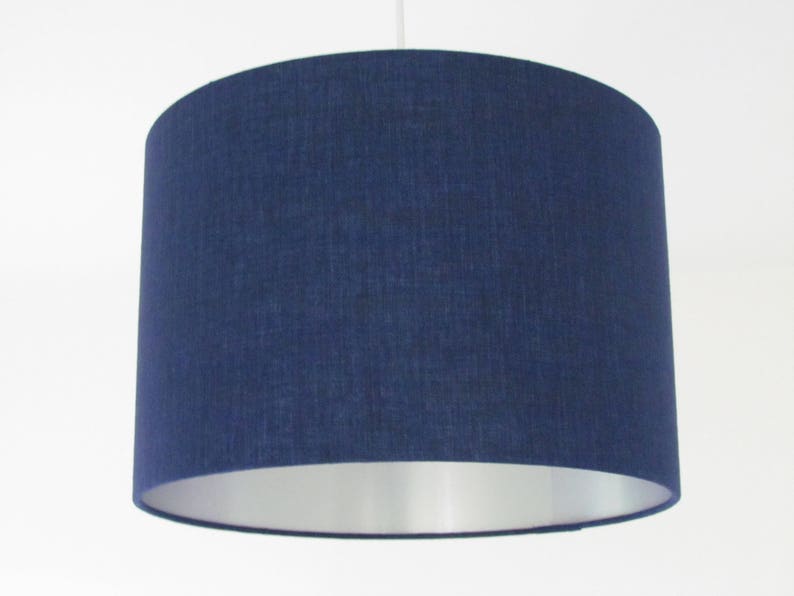Lamps Handmade Navy Anchor Seaside Nautical Anchor Lamp Shade Navy Blue