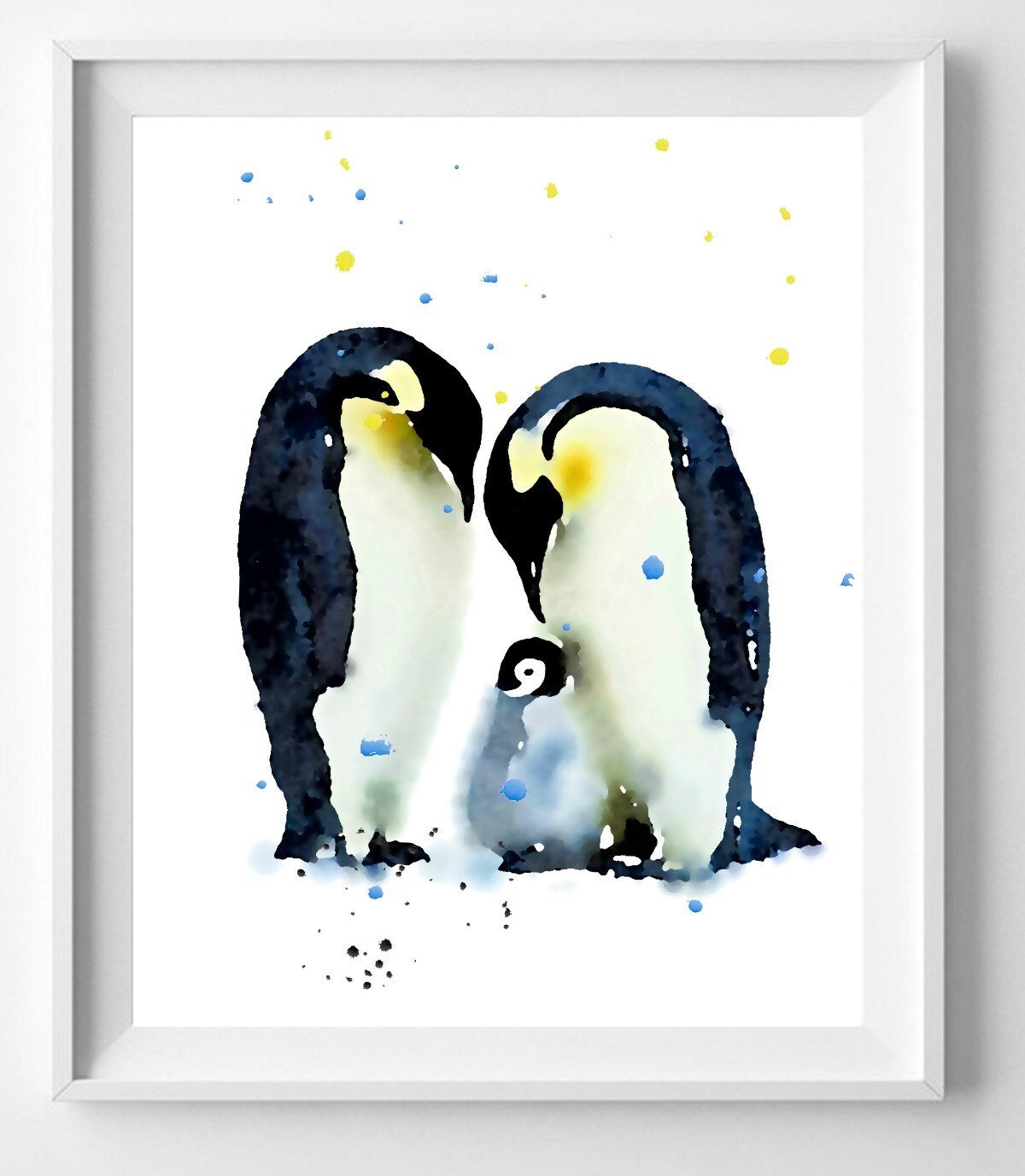 Penguin PrintAnimal printPainting Nursery Art | Etsy