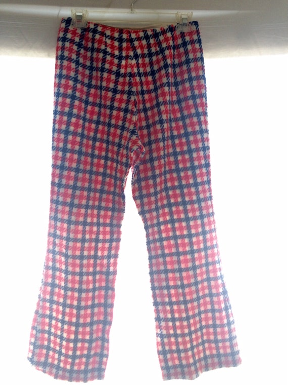 Vintage Red, White, & Blue Trousers, Size 2 - image 3