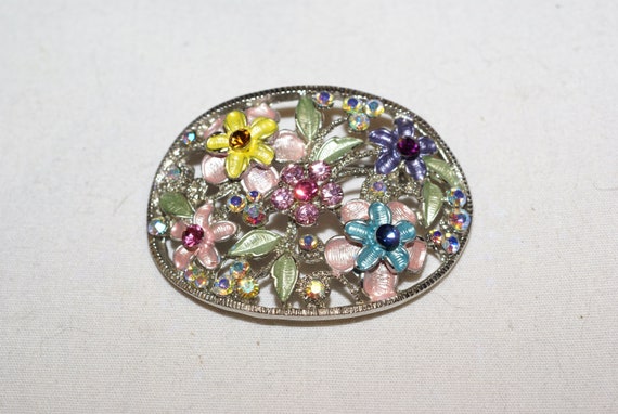 Vintage Pin and Earring set - image 6